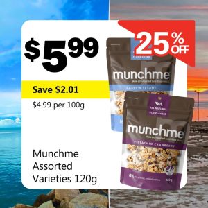 Munchme Assorted Varieties 120g