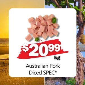 Australian Pork Diced SPEC* (Kg)