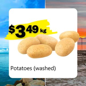 Potatoes (washed) (Kg)