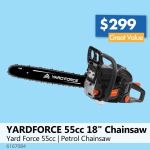 YARDFORCE 55cc 18" Chainsaw