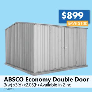 ABSCO Eco Shed Double Door