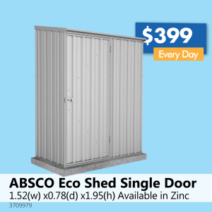 ABSCO Eco Shed Single Door