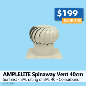 AMPLELITE Spinaway Vent 40cm