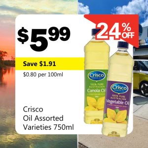 Crisco Oil Assorted Varieties 750ml