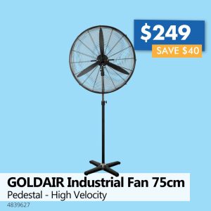 GOLDAIR Industrial Fan 75cm - Pedestal
