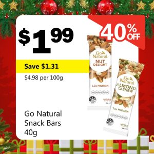 Go Natural Snack Bars 40g