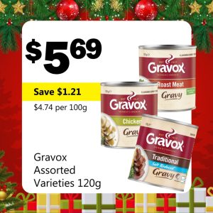 Gravox Assorted Varieties 120g