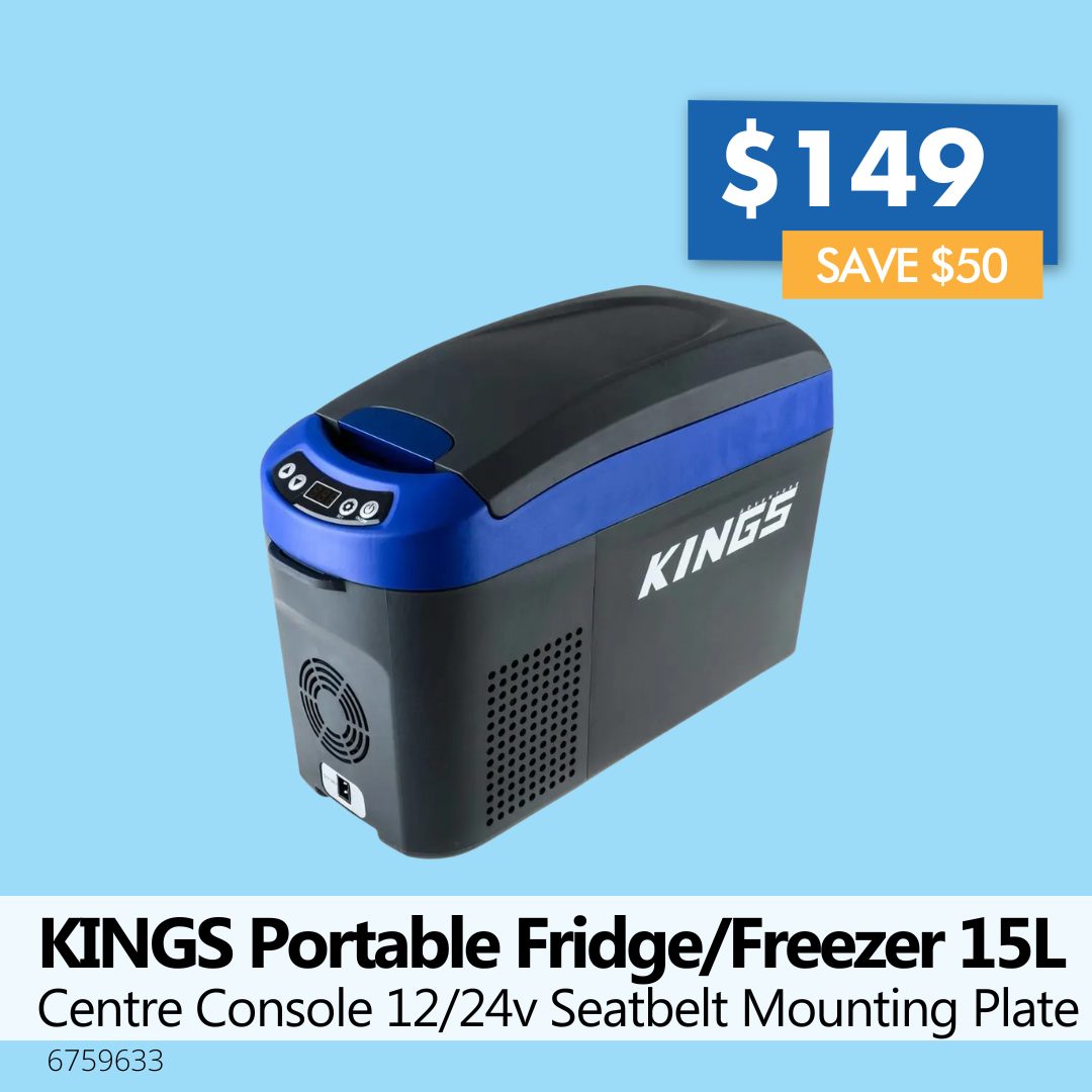 KINGS Portable Fridge/Freezer 15L