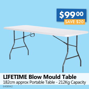 LIFETIME Blow Mould Table