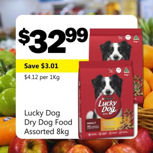 Lucky Dog Dry Dog Food Assorted 8kg