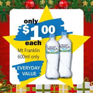 EVERYDAY - Mt. Franklin 600ml Water