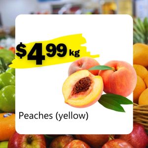 Peaches (yellow) (Kg)