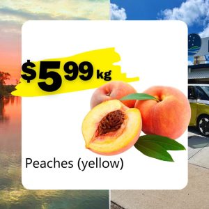 Peaches (yellow) (Kg)