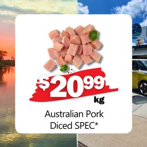 Australian Pork Diced SPEC* (Kg)