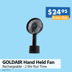 GOLDAIR Hand Held Fan