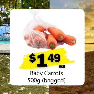 Baby Carrots 500g (bagged) (ea)