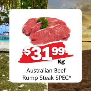 Australian Beef Rump Steak SPEC* (Kg)