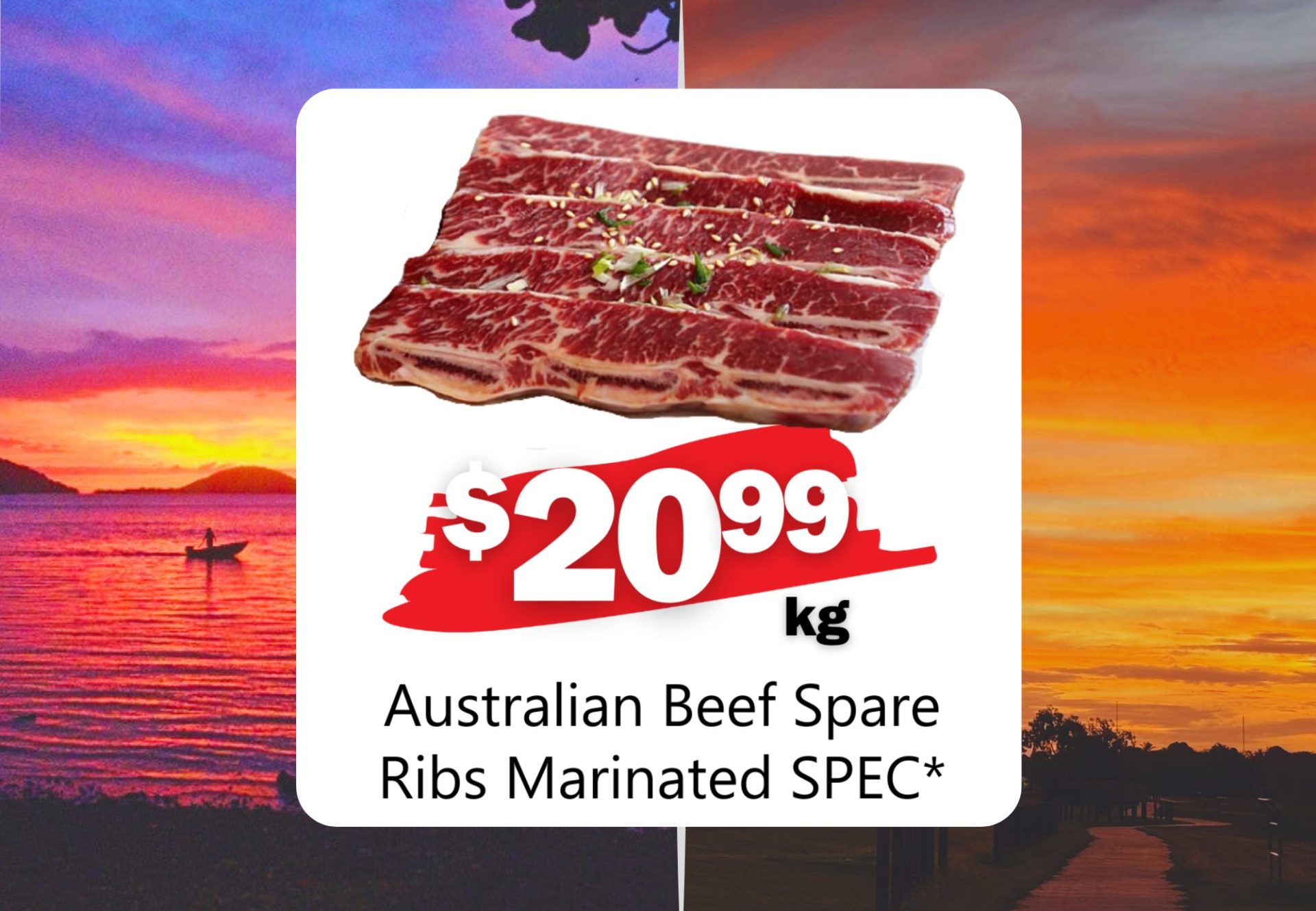 Australian Beef Spare Ribs Marinated SPEC* (Kg)