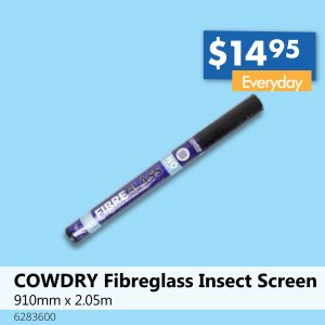COWDRY Fibreglass Insect Screen - 910mm