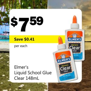 Elmer's Liquid School Glue Clear 148ml