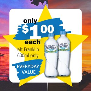 EVERYDAY - Mt. Franklin 600ml Water