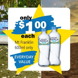 EVERYDAY - Mt. Franklin 600ml Water