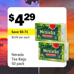 Nerada Tea Bags 50 pack