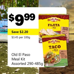 Old El Paso Meal Kit Assorted 290-485g