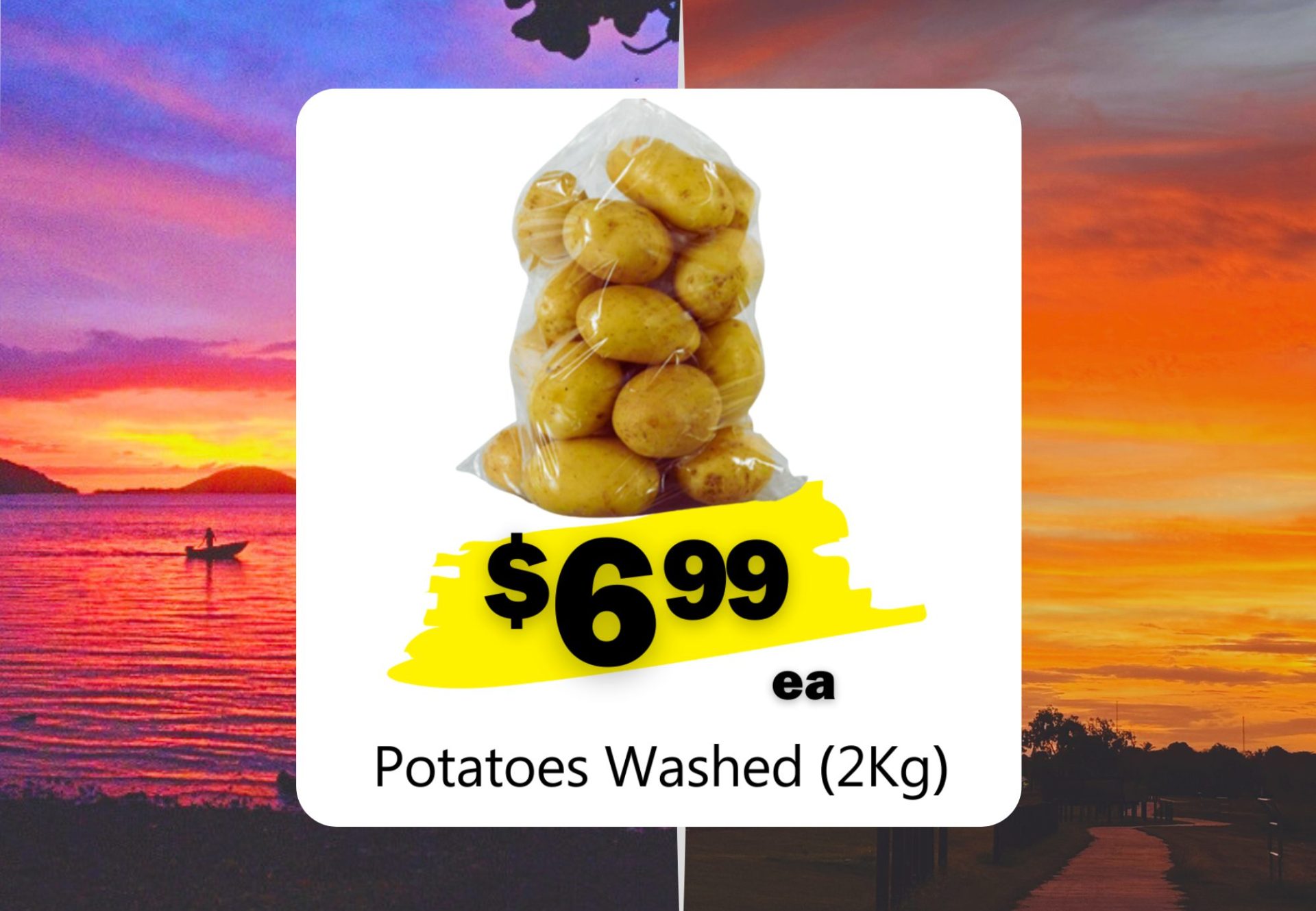 Potatoes Washed (2Kg) (ea)
