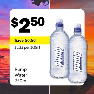 Pump Water 750ml