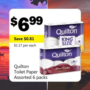 Quilton Toilet Paper Assorted 6 packs