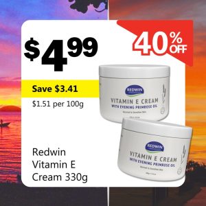 Redwin Vitamin E Cream 330g