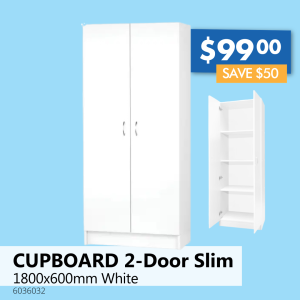 CUPBOARD 2-Door Slim