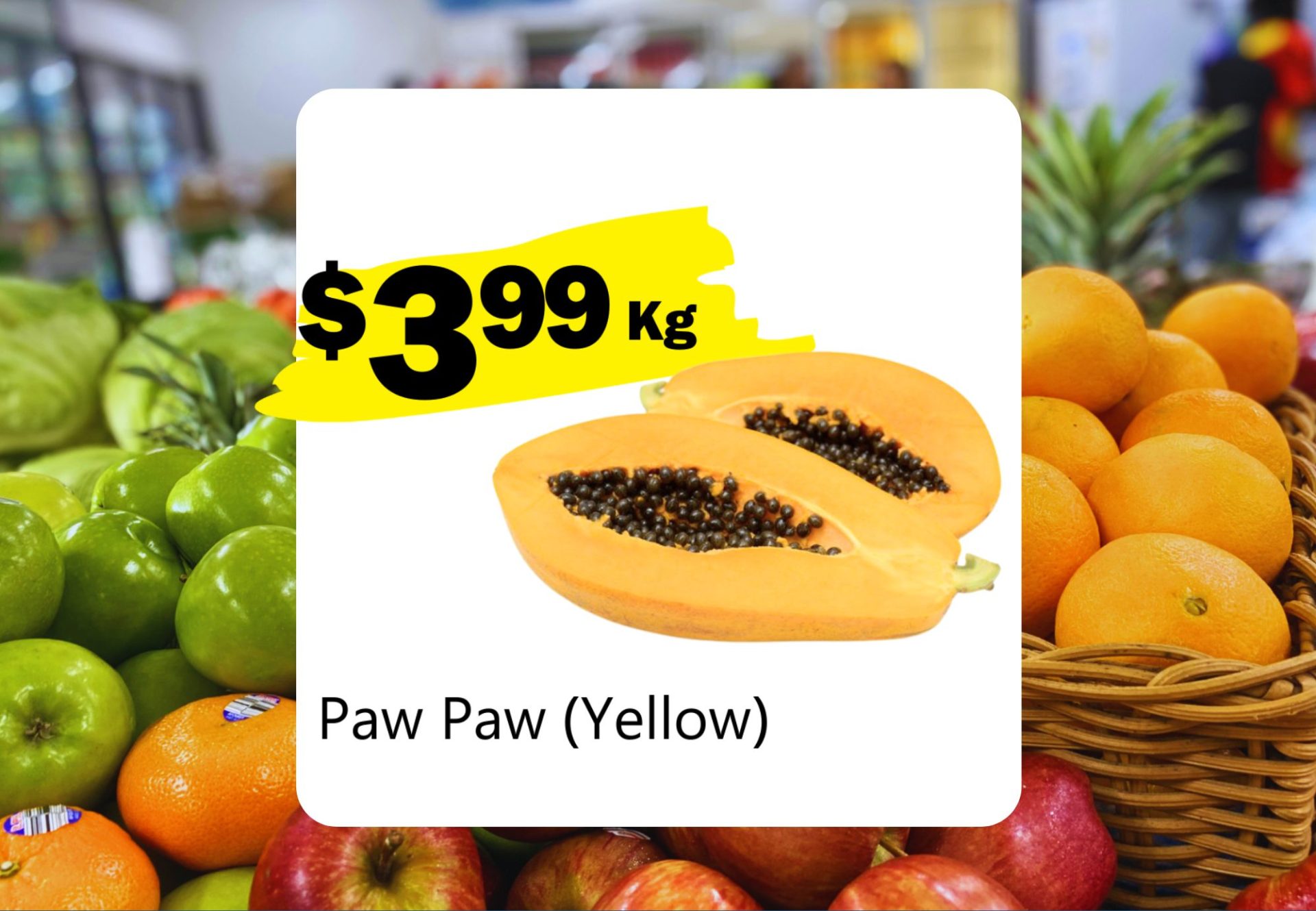 Paw Paw (Yellow) (Kg)