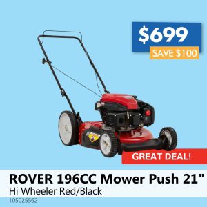 ROVER 196CC Mower Push 21"