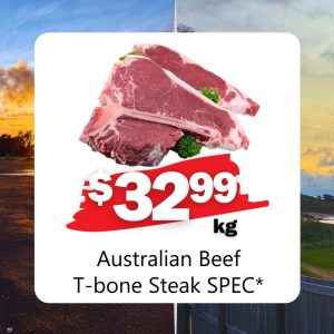 Australian Beef T-bone Steak SPEC* (Kg)