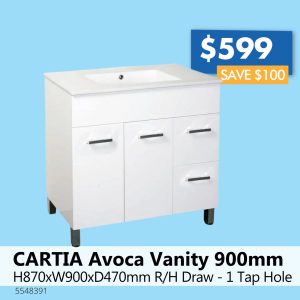 CARTIA Avoca Vanity 900mm