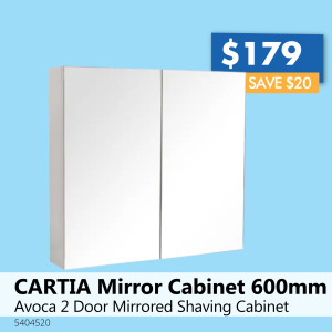 CARTIA Mirror Cabinet 600mm