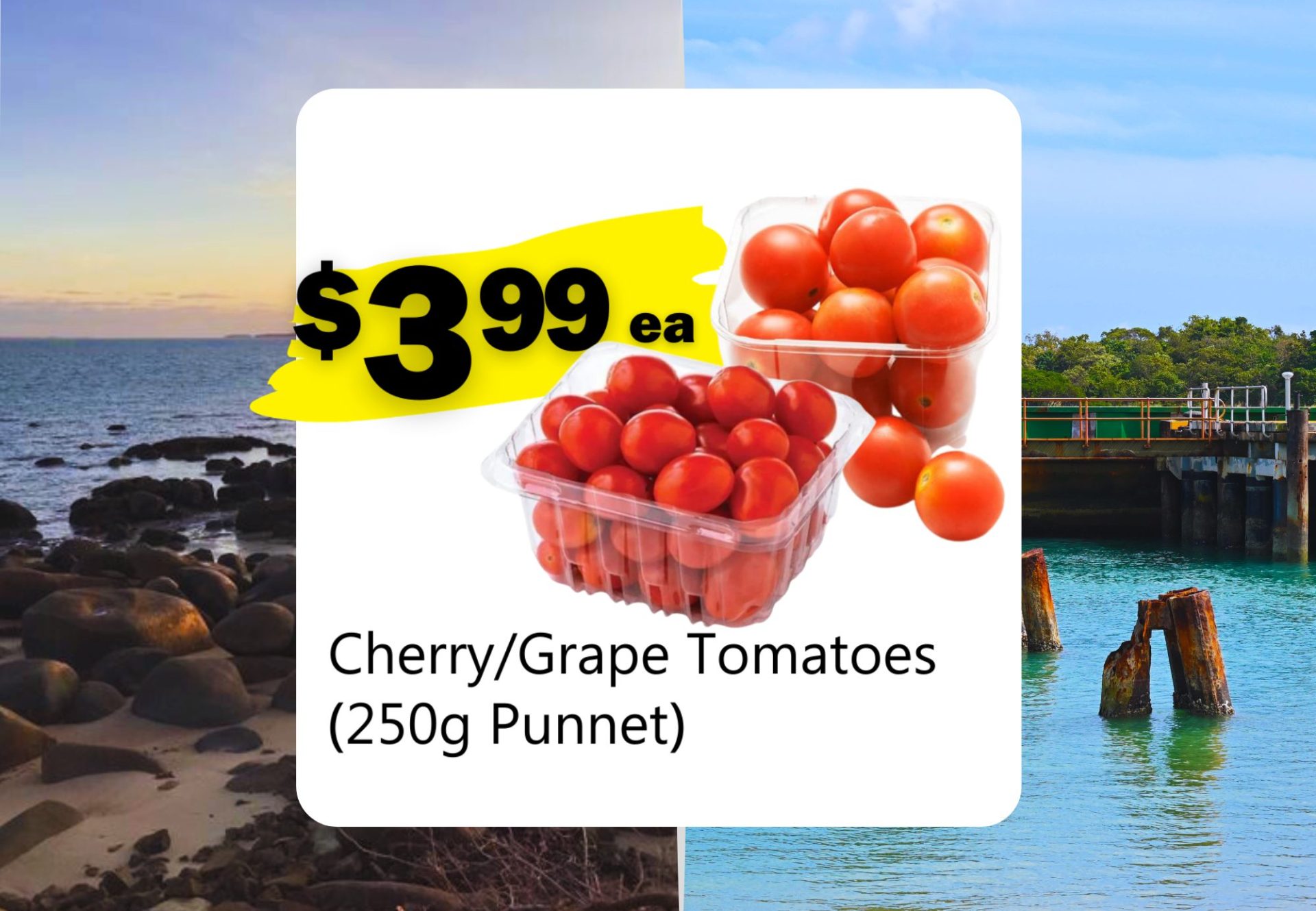 Cherry/Grape Tomatoes (250g Punnet) (ea)
