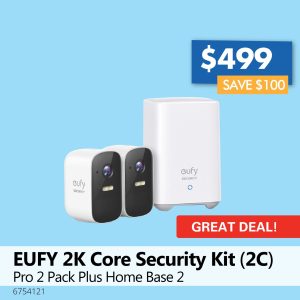 EUFY 2K Core Security Kit (2C) - 2 Camera Set