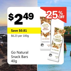 Go Natural Snack Bars 40g