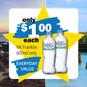EVERYDAY - Mt. Franklin 600ml Water