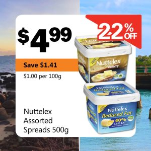 Nuttelex Assorted Spreads 500g