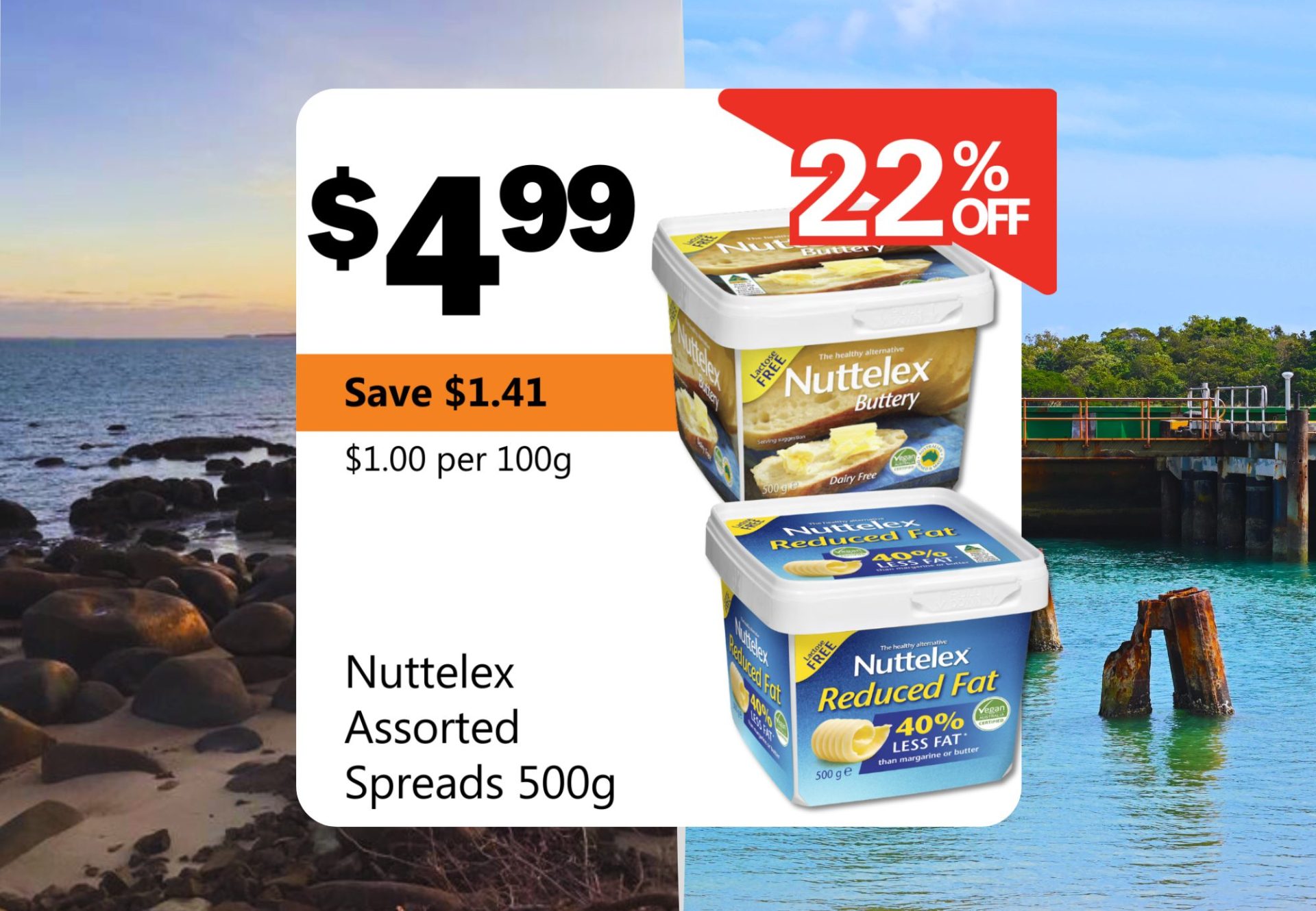 Nuttelex Assorted Spreads 500g