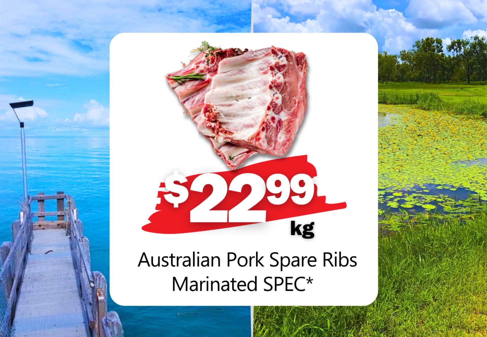 Australian Pork Spare Ribs Marinated SPEC* (Kg)