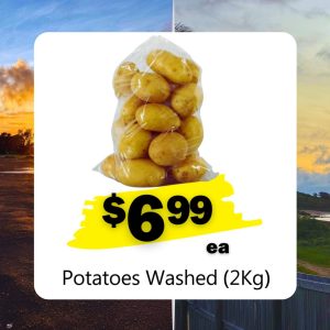 Potatoes Washed (2Kg) (ea)