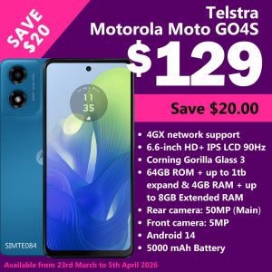 Telstra Motorola Moto GO4S
