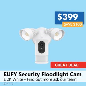 EUFY Security Floodlight Camera (White)