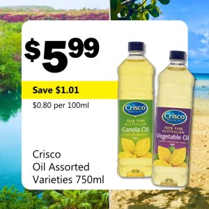 Crisco Oil Assorted Varieties 750ml