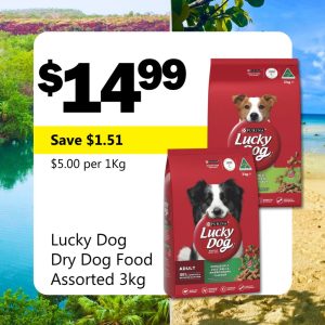 Lucky Dog Dry Dog Food Assorted 3kg
